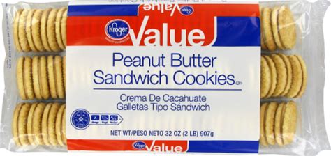 Kroger® Value Peanut Butter Sandwich Cookies, 32 oz - Kroger