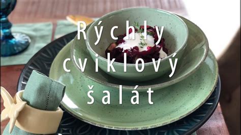 Rýchly cviklový šalát s uhorkami vhodný ako predjedlo recept