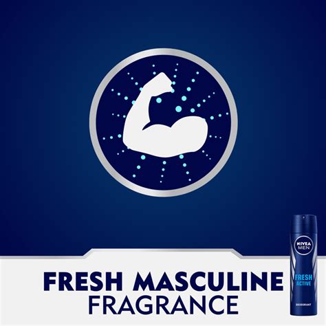 Nivea Men Fresh Active Deodorant Spray 150ml At Nice One Ksa