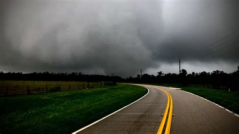 Multi Vortex Tornado From Hurricane Ian In Central Florida September