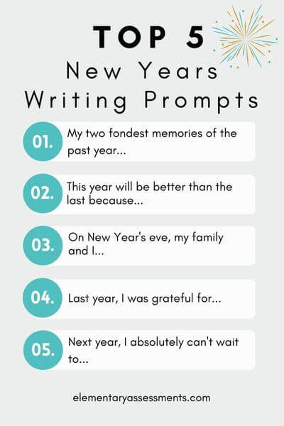 51 Exciting Best New Year's Writing Prompts