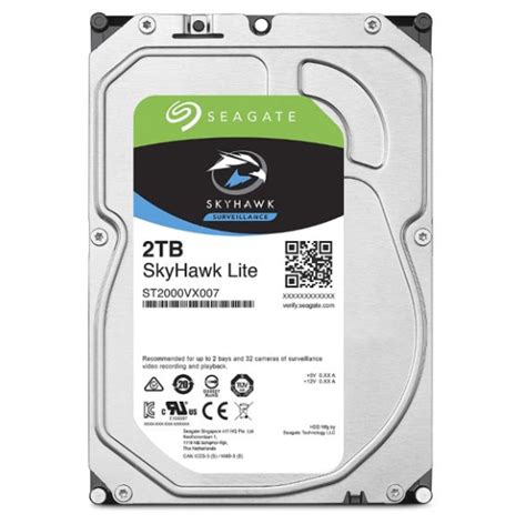 Dahua Seagate Skyhawk Lite 2tb 35 Surveillance Hdd St2000vx007 Get