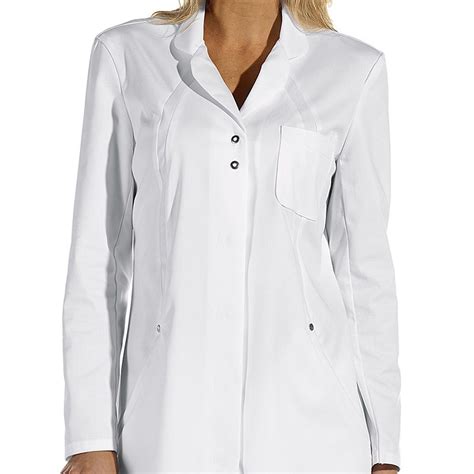 Blouse Blanche M Dicale Femme Boutons Pression Sous Patte Boutons