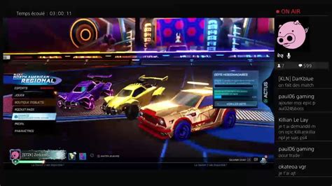 Live Rocket League Fr Trade Ps4 Youtube