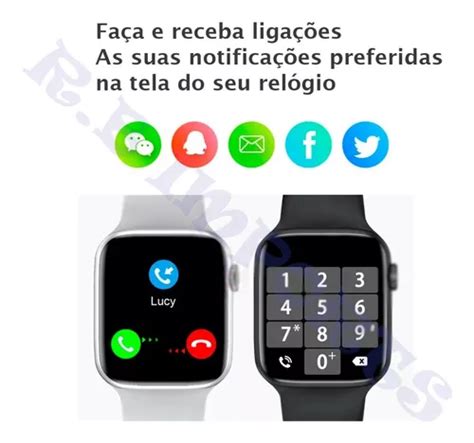 Rel Gio Smartwatch Iwo W Pr Faz Liga O Foto Menu Colmeia R Em