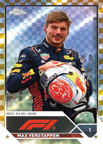 2023 Topps Chrome Formula 1 Hobby Racing Checklist