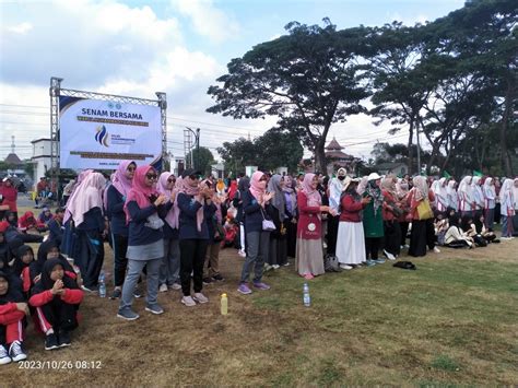 Sambut Milad Muhammadiyah Ke 111 PDM Kebumen Gelar Senam Bersama PWM