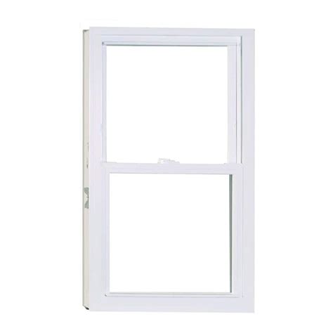 American Craftsman 32 In X 62 In 50 Series Low E Argon Sc Glass Double Hung White Vinyl