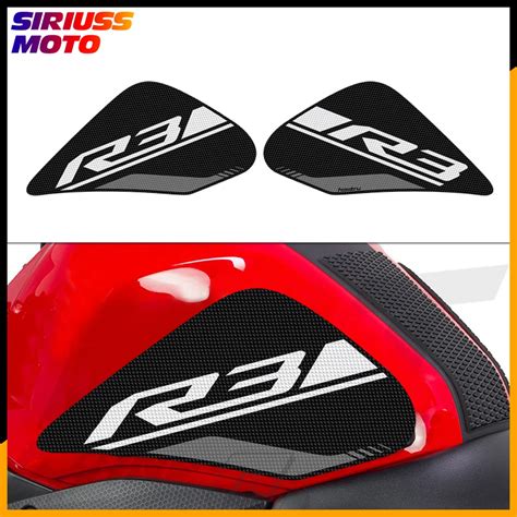 Motorcycle Accessorie Side Tank Pad Protection Knee Grip Mat For Yamaha