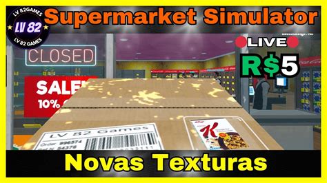 Supermarket Simulator Mercadinho Itens E Produtos Novos R