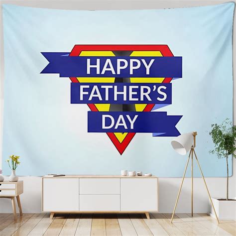 Kingque Happy Fathers Day Party Backdrops Fabric I Love Dad Background