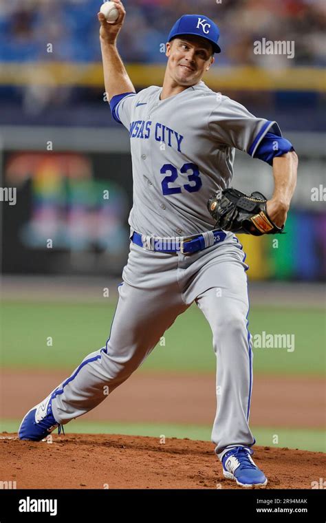 St Petersburg FL USA Kansas City Royals Starting Pitcher Zack