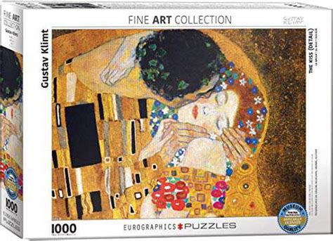 ジグソーパズル 海外製 アメリカ EuroGraphics The Kiss Detail by Gustav Klimt 1000