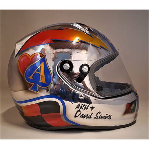 Capacete David Sim Es Pikapedra Aerografia Restauro