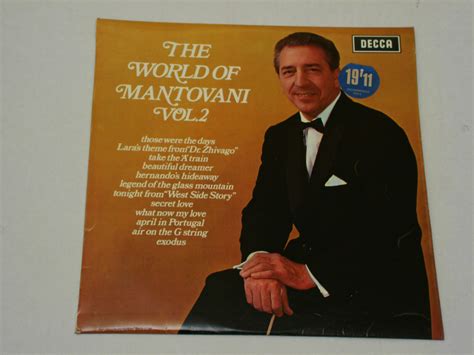 The World Of Mantovani Vol 2 Vinyl Lp Album Ebay