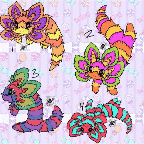 3 4 Pinata Axolotl Adopts By Manglex5 On Deviantart