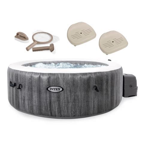 Intex Purespa Plus Inflatable Hot Tub Jet Spa With Maintenance Kit And 2 Seats 4 Piece Kroger