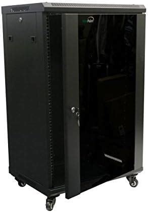 Amazon NavePoint 18U Server Cabinet Wall Mount Rack Enclosure With