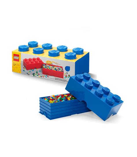 LEGO®? STORAGE BRICK 8 - BLUE