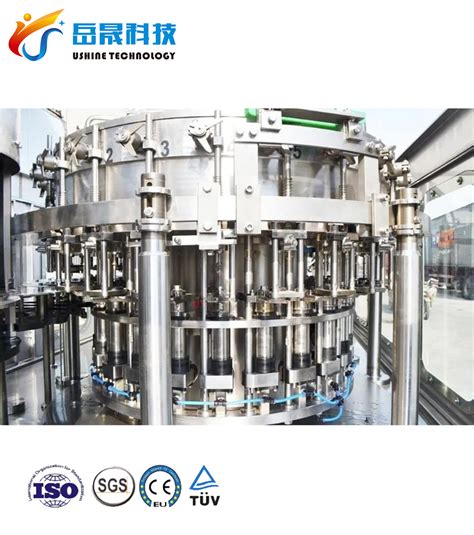 Ushine Automatic For Different Glass Bottle Beer Filling Machine Making