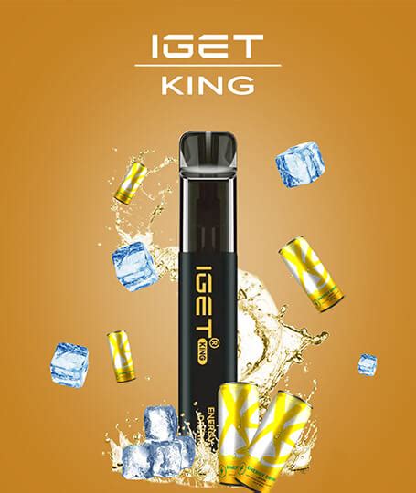 Iget King Vape Puff Energy Drink The Vape Bar