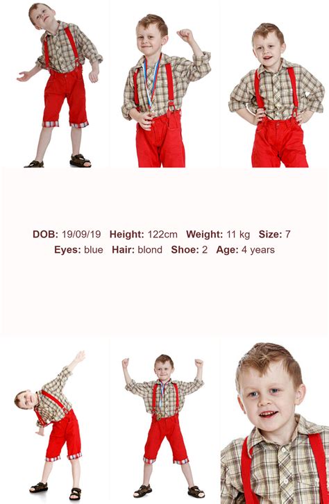 Young Actor's Appeal: Stylish Compcard Template