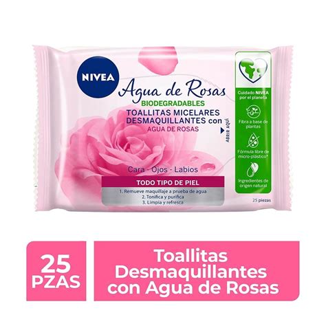 Toallitas Desmaquillantes Nivea Micelares Con Agua De Rosas Pzas