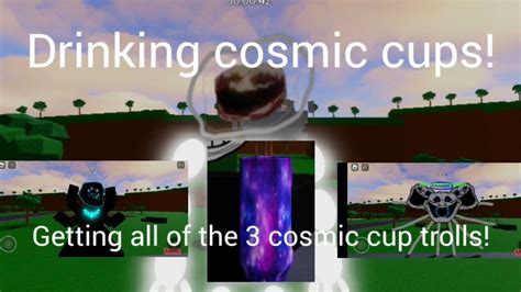 Roblox Trollge Insanity Drinking Cosmic Cups YouTube