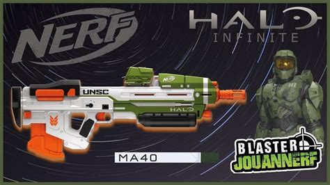 [revue] Nerf Halo Ma40 Badass Et Badass En Français Fr Youtube