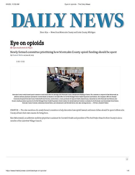 Press Articles Mmdhd District Health Department