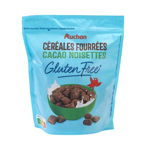 Auchan Mieux Vivre C R Ales Fourr Es Chocolat Noisettes Sans Gluten