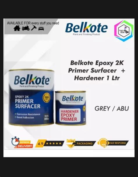 Belkote Epoxy 2K Primer Surfacer Cat Dasar Epoxy Epoksi Primer 1kg