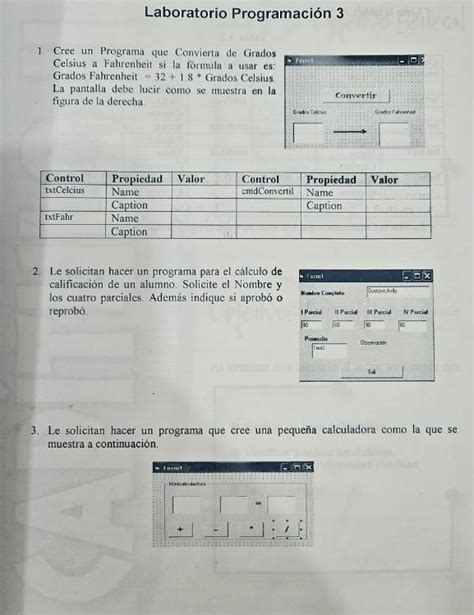 Quien Me Puede Ayudar A Resolver Estos Ejercicios De Visual Basic Que