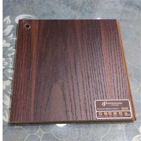 Coffee Brown American Walnut Wood Green Panel Laminate Wooden Flooring