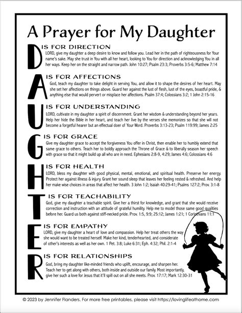 10 Powerful Prayers For My Daughter Free Printables Artofit