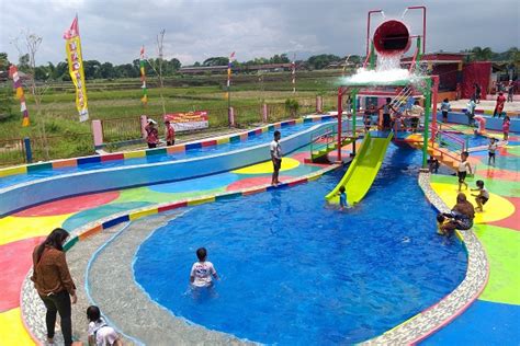 Baru Ada Waterpark Di Desa Pluneng Klaten Tiketnya Cuma Rp