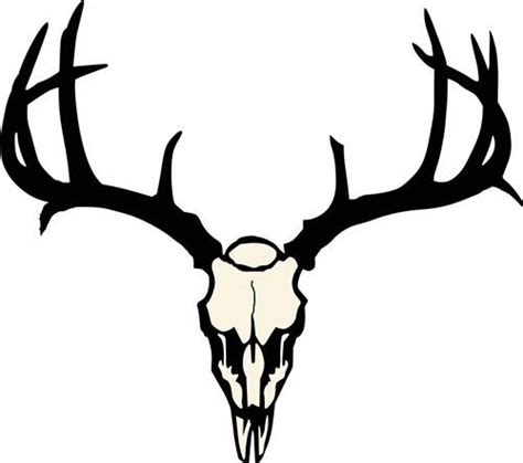 Deer Skull Silhouettes