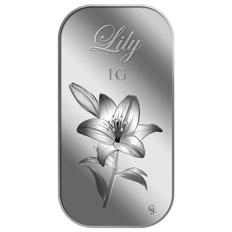 1g Lily Silver Bar Buy Gold Silver In Singapore Buy Silver