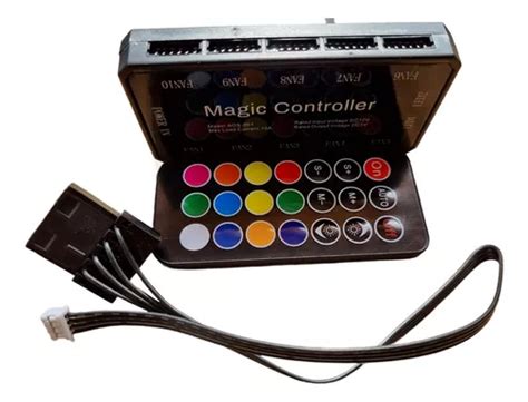 Controladora Controle Remoto Cooler Fan Led Rgb Pinos Parcelamento