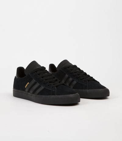 Adidas Campus Vulc II Shoes - Core Black / Core Black / Core Black ...