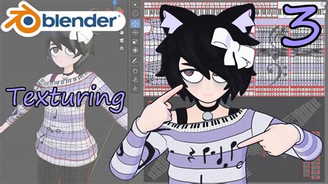 How To Make A 3d Vtuber Avatar From Scratch Part 3 Texturing Youtube