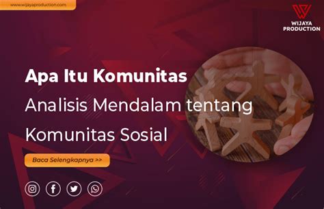komunitas analisis mendalam tentang komunitas sosial