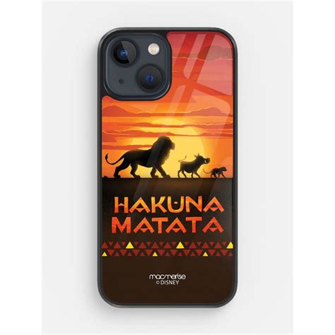 Buy Macmerise Hakuna Matata Glass Case Online