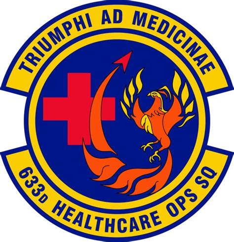 633rd Healthcare Operations Squadron Us Air Force Heraldry Of The World