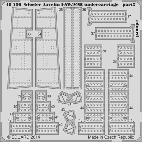 Gloster Javelin Faw R Undercarriage For Airfix Hlj