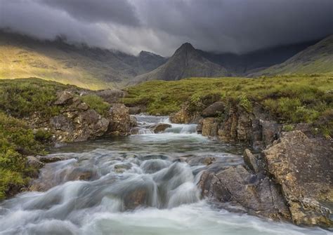 Isle Of Skye Glenbrittle Waterfall Cuillins Hiking Sgurr Scenics