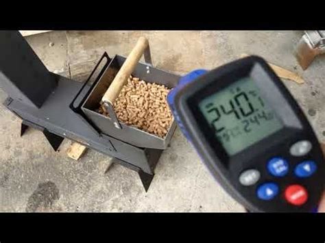 펠릿 로켓 스토브 portable buschcraft rocket stove test wood pellet burning