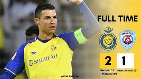 Free Kick Goal CR7 Al Nassr Vs Abha 2 1 All Goals Highlights 2023