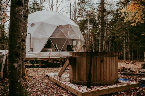 Glamp Camp Explorenb Tourism New Brunswick