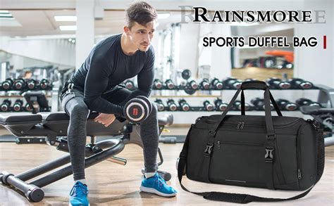 Rainsmore Sac De Sport Homme Femme L Sac De Voyage Weekend